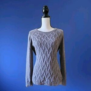Sonoma Goods For Life Wave Stitch Crew Neck Sweater size S